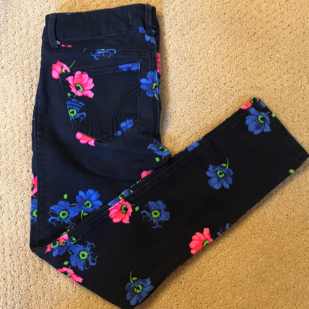 Floral Hollister Jeggings